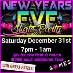 2nd Annual New Years Eve Skate - Rocket Skating Plus LLC