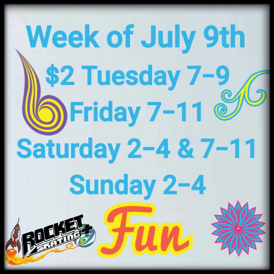 Week of July 9th - Rocket Skating Plus LLC