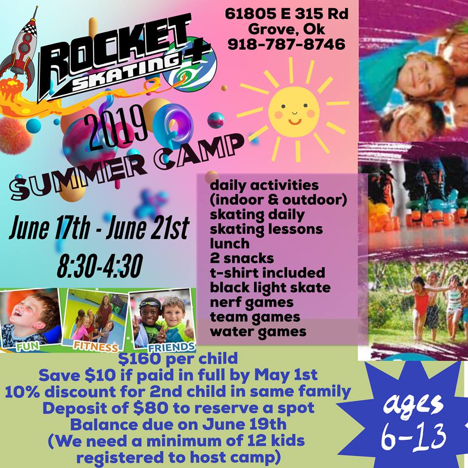 2019 Summer Day Camp - Rocket Skating Plus LLC
